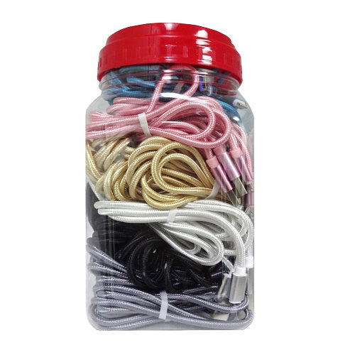 usb phone charger asst clrs in jar -- 36 per box