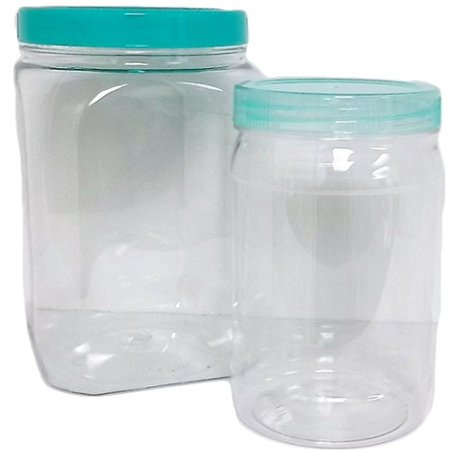 food storage container 2pc asst clrs lg -- 24 per case