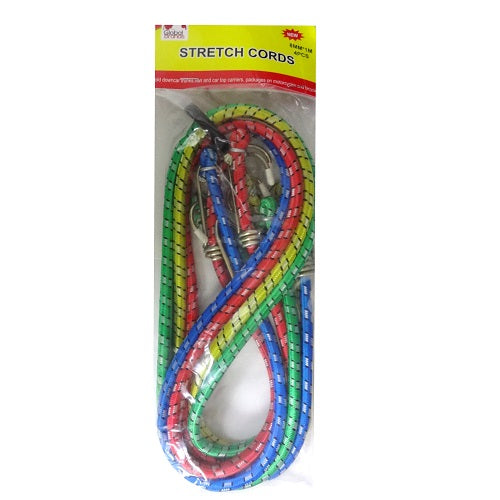 bungee cord 4pc 8mmx 1m -- 24 per box