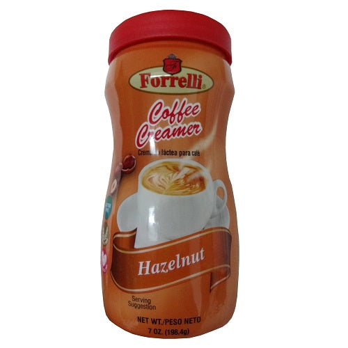 forrelli coffee creamer 7oz hazelnut -- 12 per case