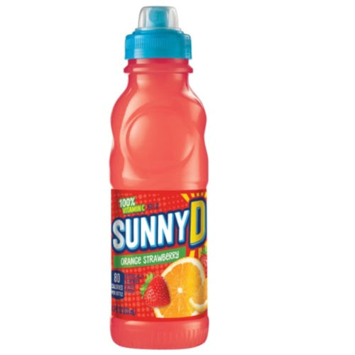 sunny d 11.3oz orange strawberry -- 15 per case