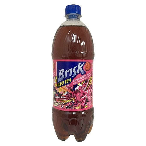 Brsik Raspberry Tea brisk iced tea 1 ltr raspberry pet bottl -- 15 per case – Dollaritem.com
