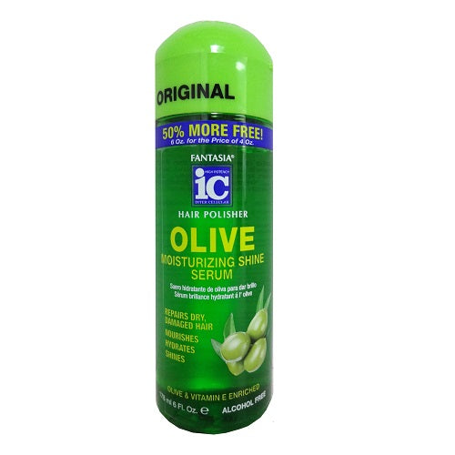 fantasia hair polisher 6oz olive serum -- 6 per case