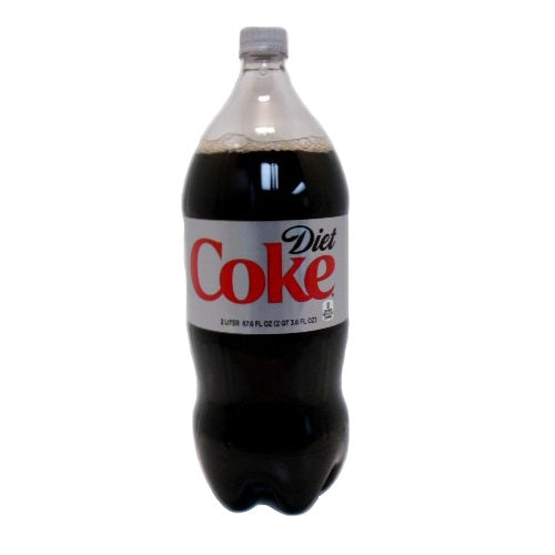 coca cola soda 2 ltrs diet -- 8 per case