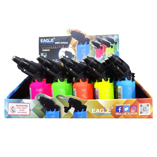 eagle torch lighter mini angle asst clrs -- 20 per box