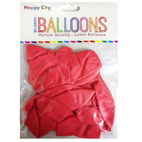 balloons 10ct red -- 12 per box