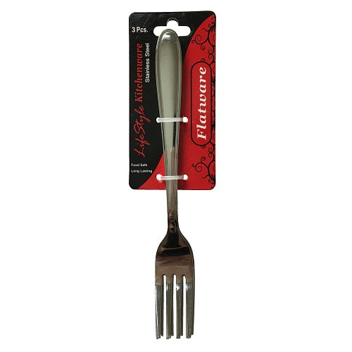 flatware forks 3pc -- 12 per box