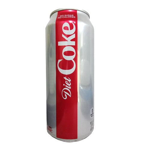 coca cola soda 16oz diet can -- 24 per case