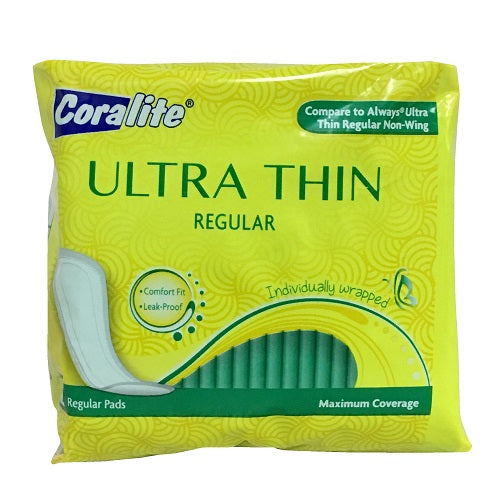 coralite ultra thin regular pads 12ct -- 24 per case