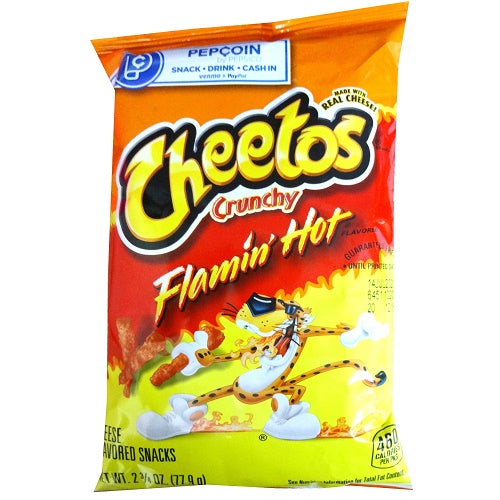 cheetos crunchy flamin hot 2 oz -- 32 per case