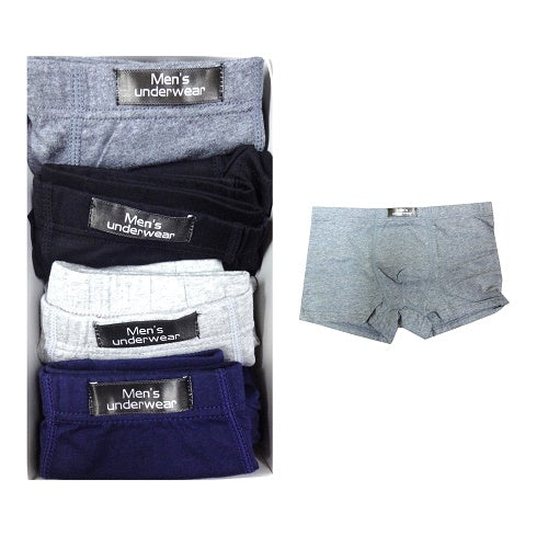 mens boxer solid colors asst -- 12 per box