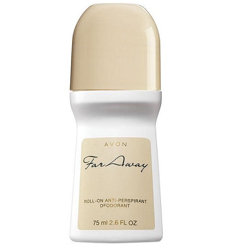 avon roll- on 2.6oz far away -- 20 per box