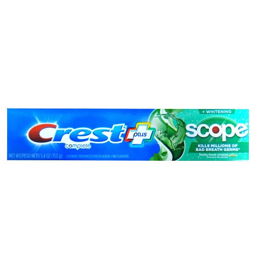 crest complete plus 5.4oz scope -- 40 per case