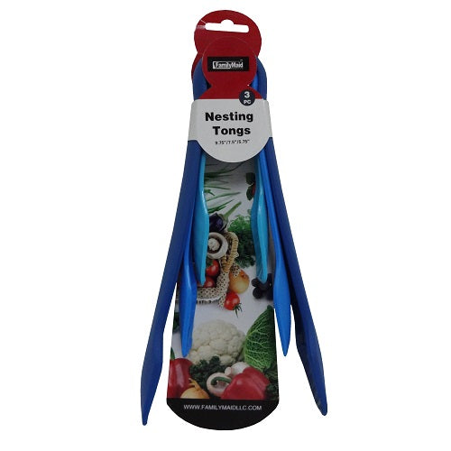 nesting tongs 3pc asst clrs -- 24 per box