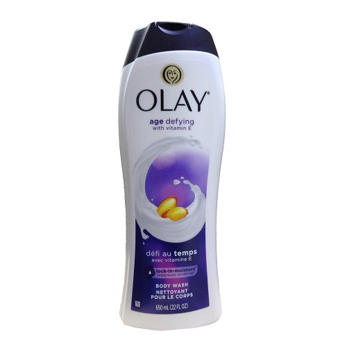 olay body wash 22oz age defying -- 4 per case