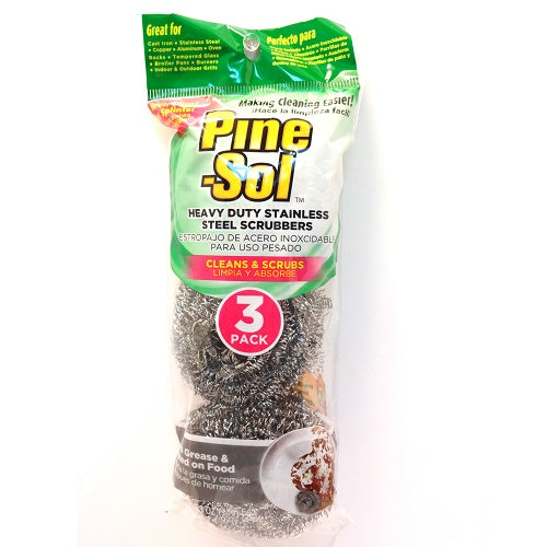 pine- sol hd scrubbers ss 3pk -- 24 per case