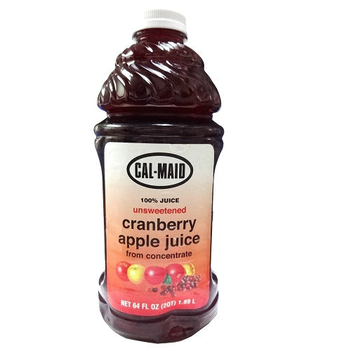 cal- maid cranberry apple juice 64oz 100 -- 8 per case