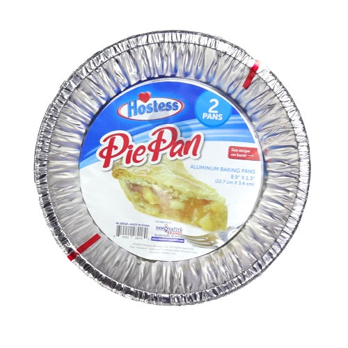 hostess aluminum pie pan lg 2pk -- 24 per case