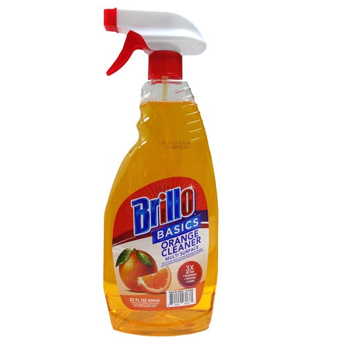 brillo orange cleaner 22oz w- trigger -- 12 per case
