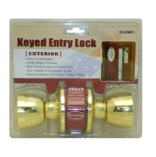 door entrance lock with 3 keys -- 6 per box