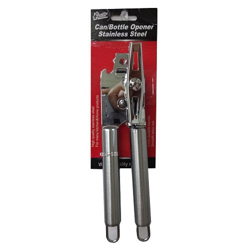q-h can- bottle opener stainless steel -- 24 per case