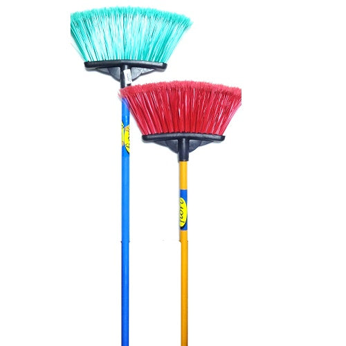 broom sweeper lg asst clrs -- 12 per case