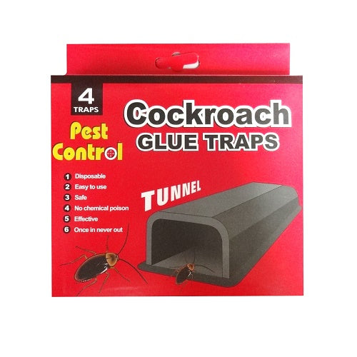 pest control cockroach glue tunnel 4pk -- 12 per box