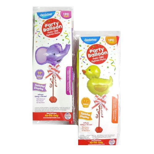 balloons foil 13in animal shape asst -- 12 per box