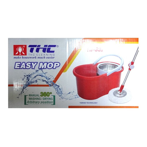 easy mop manual 360 red blue -- 2 per case