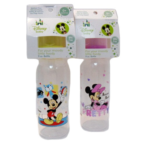 baby bottle 9oz mickey asst -- 12 per box