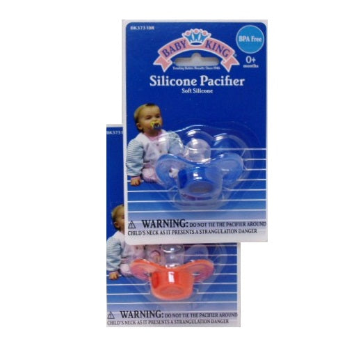 baby pacifier asst clrs -- 12 per box