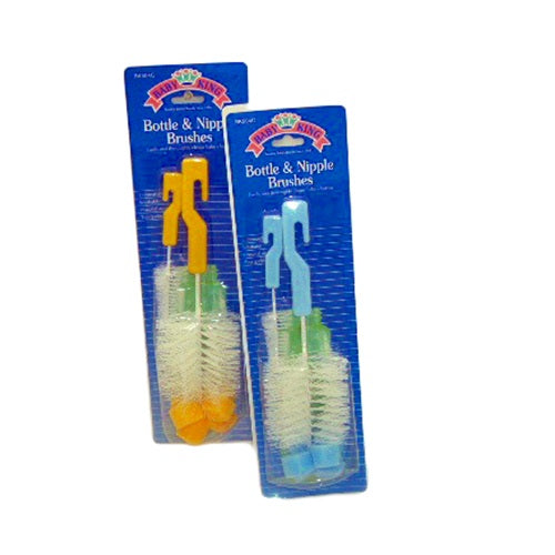 baby bottle nipple brushes asst clrs -- 12 per box