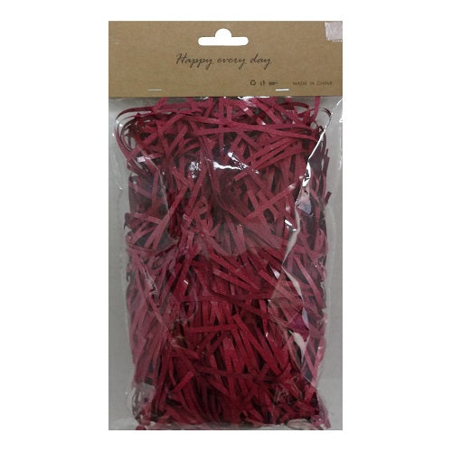 paper shreds 25g glitter red -- 12 per box