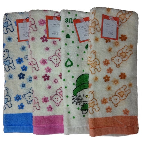 kitchen towels asst designs -- 12 per box