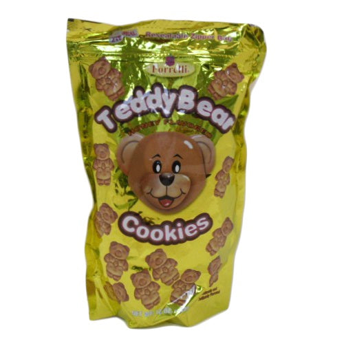 forrelli teddy bears honey cookies 1 -- 12 per case