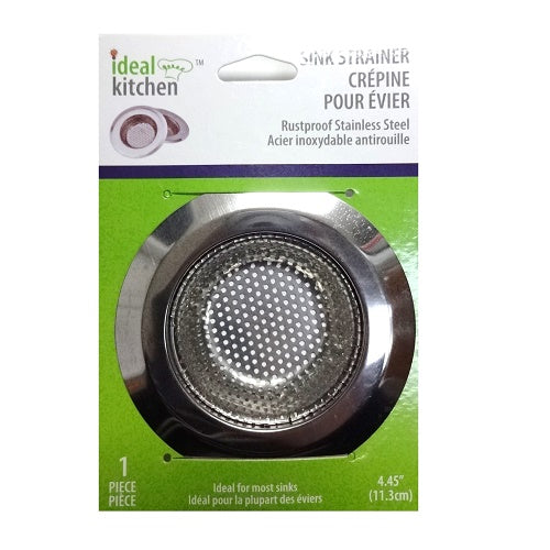 ideal sink strainer stainless steel 4in -- 48 per case
