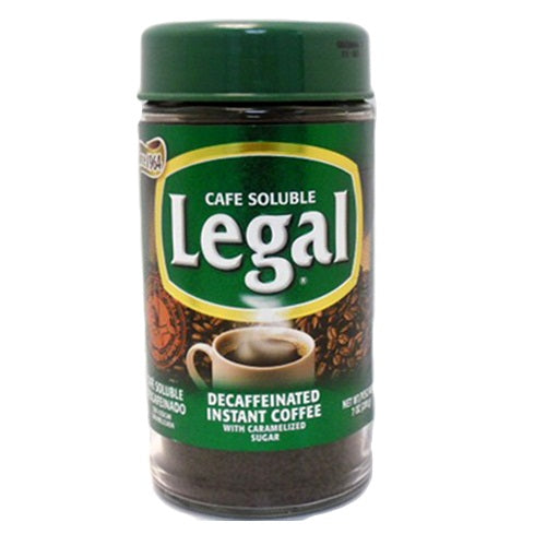 legal instant coffee 6.3oz decaf -- 6 per case