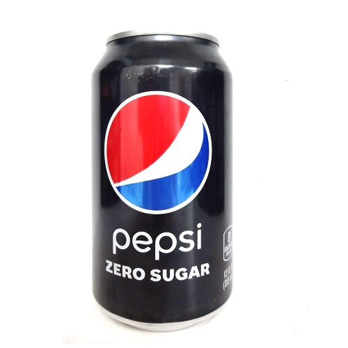 pepsi soda 12oz zero sugar -- 24 per case