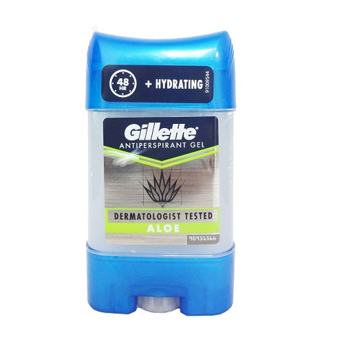 gillette anti- persp gel 70ml aloe -- 6 per case