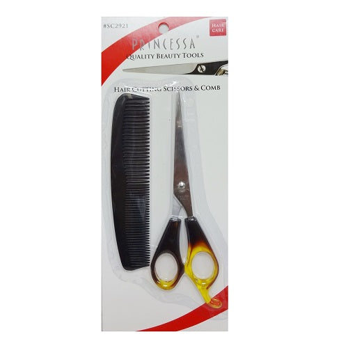 scissors comb set asst clrs -- 24 per box