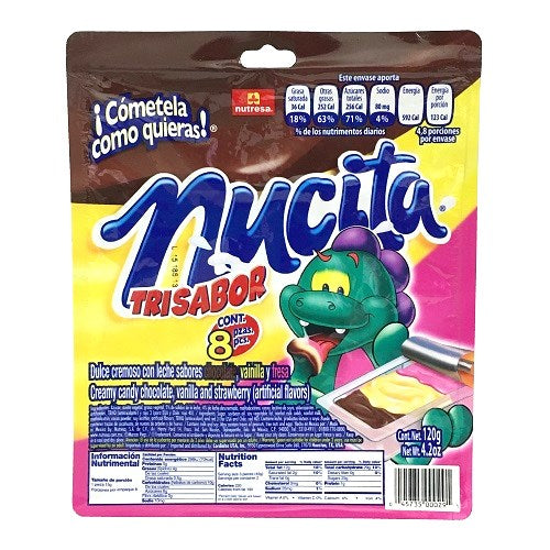 nucita tri- sabor candy 8ct 4oz -- 24 per case