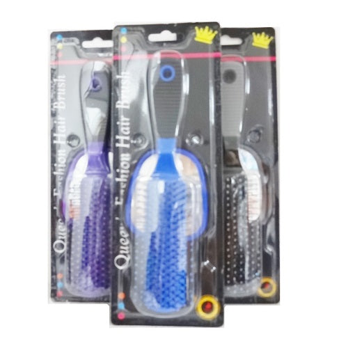 hair brush comb set 2pc asst clrs -- 12 per box