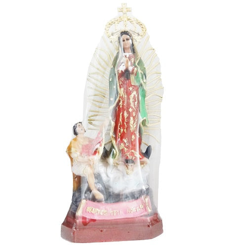 statue virgen de guadalupe w- juan diego -- 4 per case