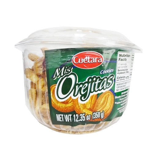 cuetara mis orejitas cookies 350g tub -- 12 per case