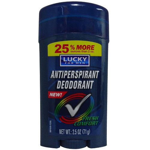 lucky for men anti- persp 1.6oz frsh conf -- 24 per case