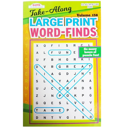 word find puzzle book -- 24 per case