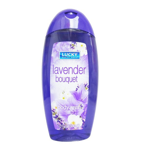 lucky body wash 13oz lavender bouquet -- 12 per case