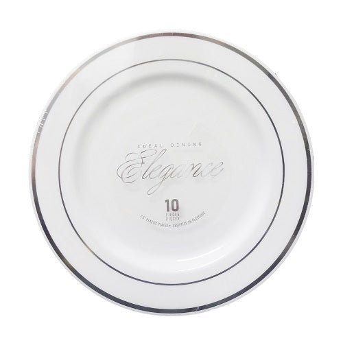 elegance plastic plates 10ct 7.5in -- 12 per case